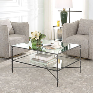 Henzler Coffee Table, Steel - stylish tables for living rooms | Image 1 | InSTYLE Home & Rugs