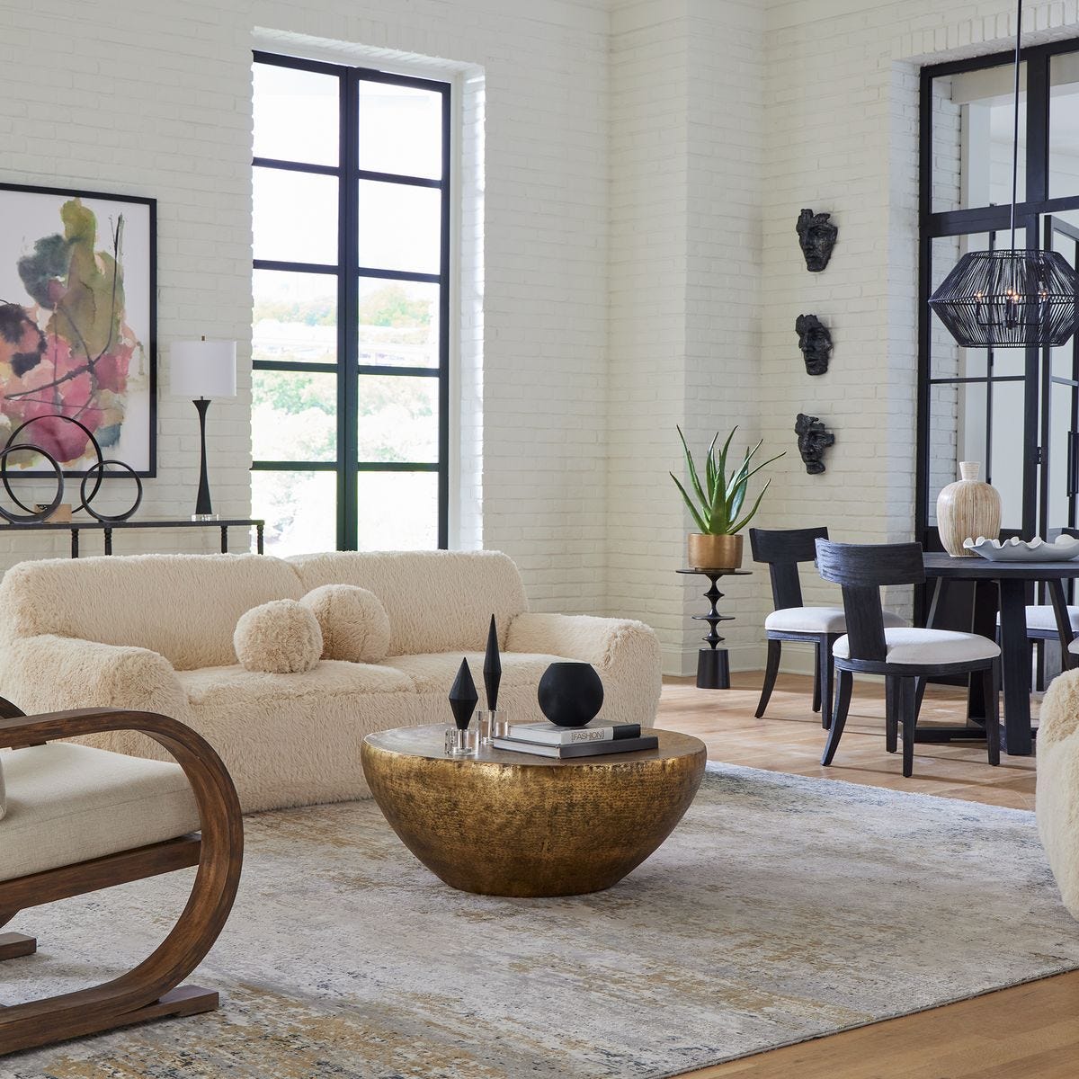 Gilded Dome Coffee Table - functional centerpieces for homes | Image 3 | InSTYLE Home & Rugs