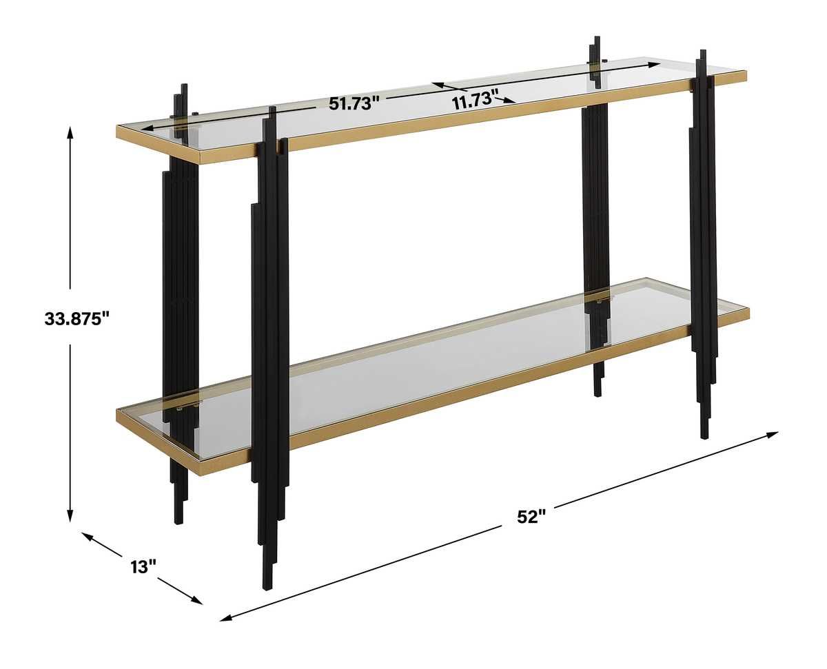 Empire Console Table - elegant console table for modern living room decor | Image 7 | InSTYLE Home & Rugs