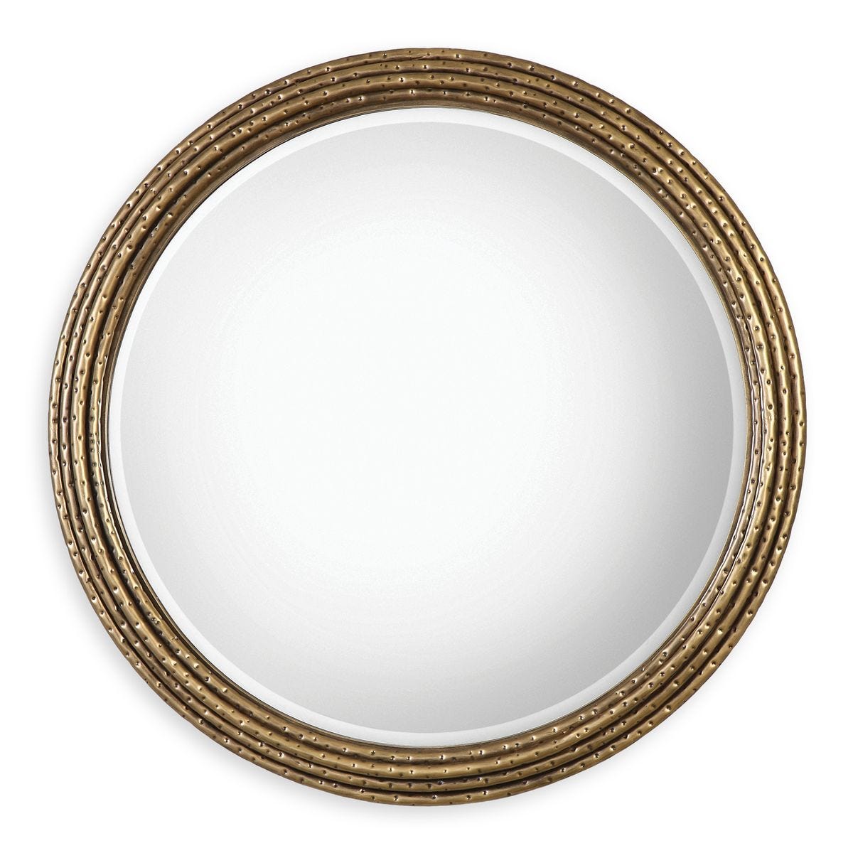 Spera Round Mirror - perfect for enhancing light and creating a sense of space | Image 1 | InSTYLE Home & Rugs