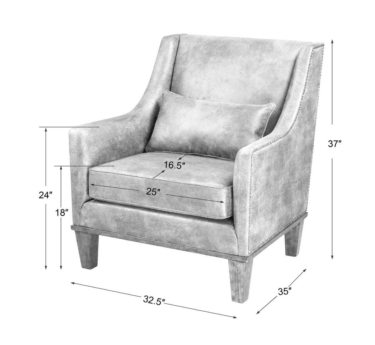 Clay Armchair - cozy armchair for reading and relaxation | Image 12 | InSTYLE Home & Rugs