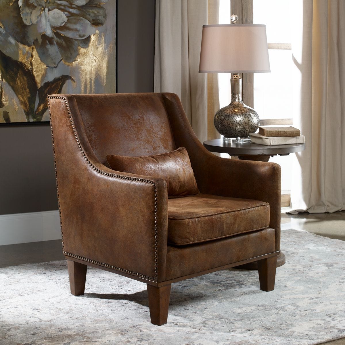 Clay Armchair - cozy armchair for reading and relaxation | Image 1 | InSTYLE Home & Rugs