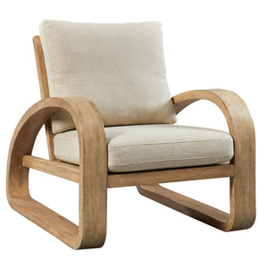Barbora Accent Chair - modern accent chair with comfortable cushioning and sleek design | Image 3 | InSTYLE Home & Rugs