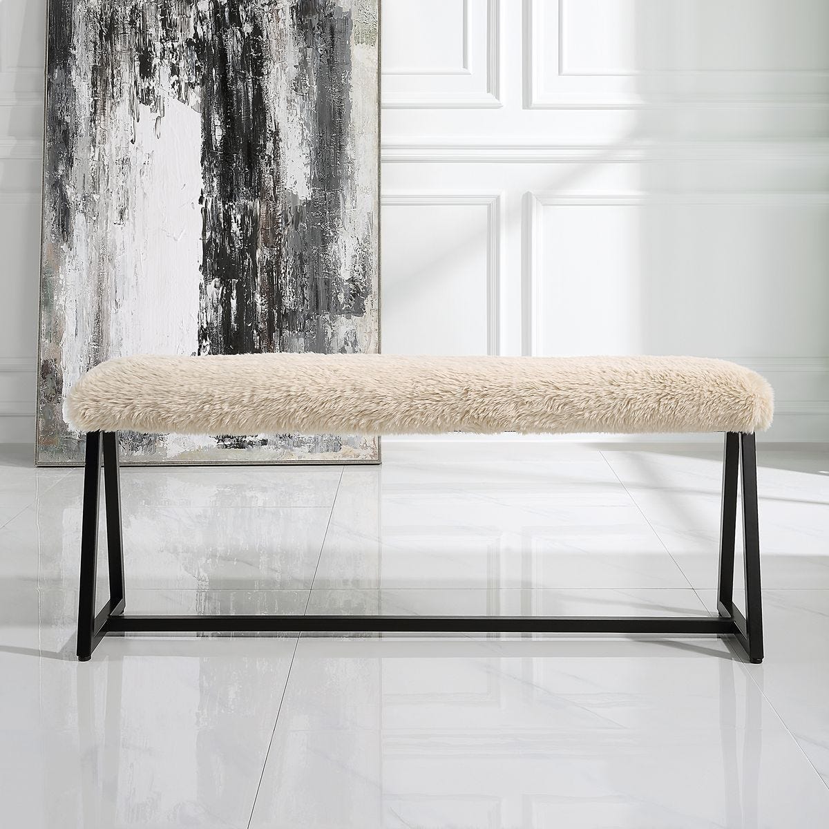 Taupo Bench - stylish bench for any space | Image 3 | InSTYLE Home & Rugs