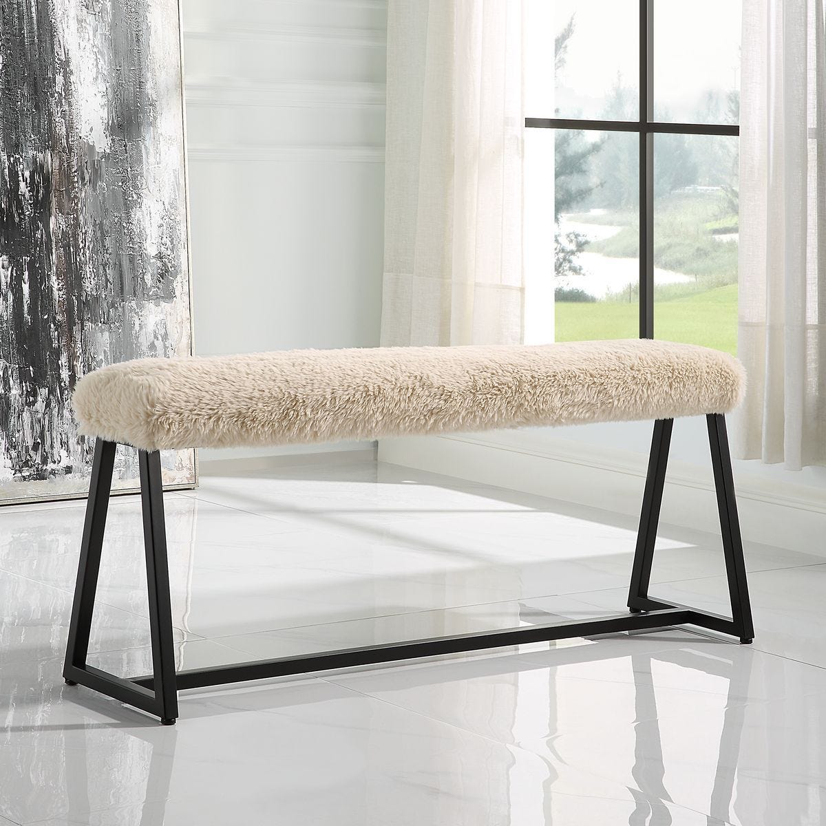 Taupo Bench - stylish bench for any space | Image 1 | InSTYLE Home & Rugs
