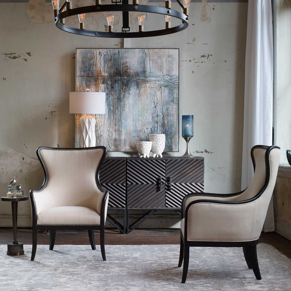 Sandy Wing Chair - durable construction for long-lasting use | Image 9 | InSTYLE Home & Rugs