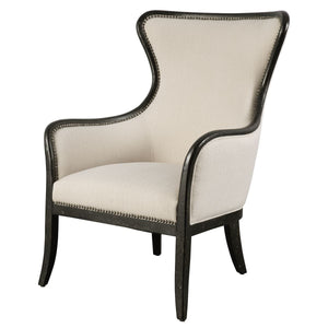Sandy Wing Chair - durable construction for long-lasting use | Image 3 | InSTYLE Home & Rugs