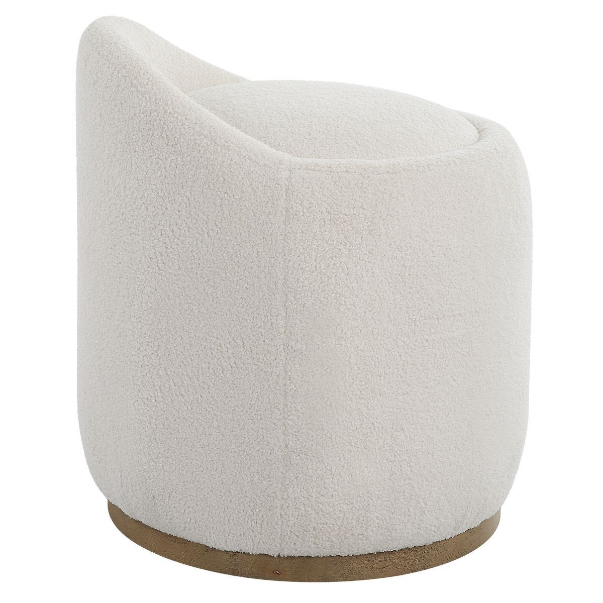 Swirl Swivel Ottoman - perfect footrests with style | Image 5 | InSTYLE Home & Rugs