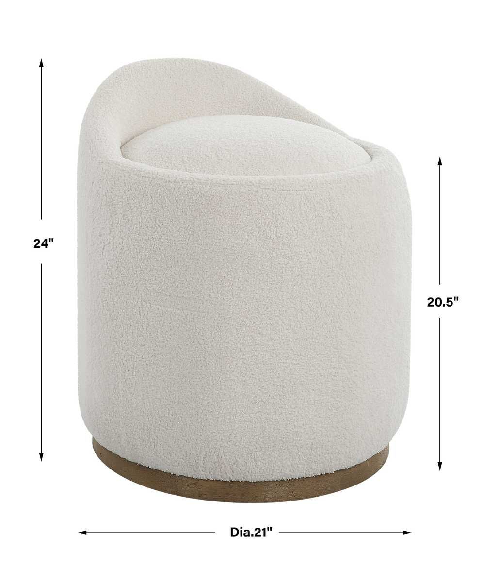 Swirl Swivel Ottoman - perfect footrests with style | Image 9 | InSTYLE Home & Rugs