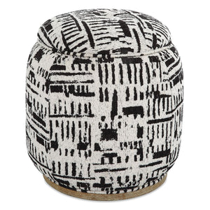 Dialogue Ottoman, Black - perfect footrests with style | Image 2 | InSTYLE Home & Rugs