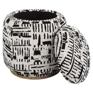 Dialogue Ottoman, Black - perfect footrests with style | Image 5 | InSTYLE Home & Rugs