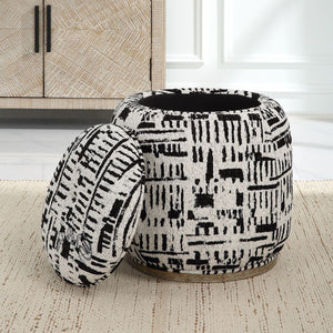 Dialogue Ottoman, Black - perfect footrests with style | Image 4 | InSTYLE Home & Rugs