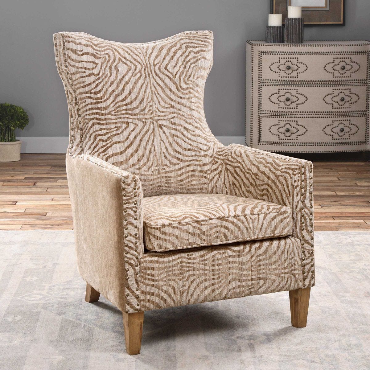 Kiango Armchair - cozy armchair for reading and relaxation | Image 1 | InSTYLE Home & Rugs