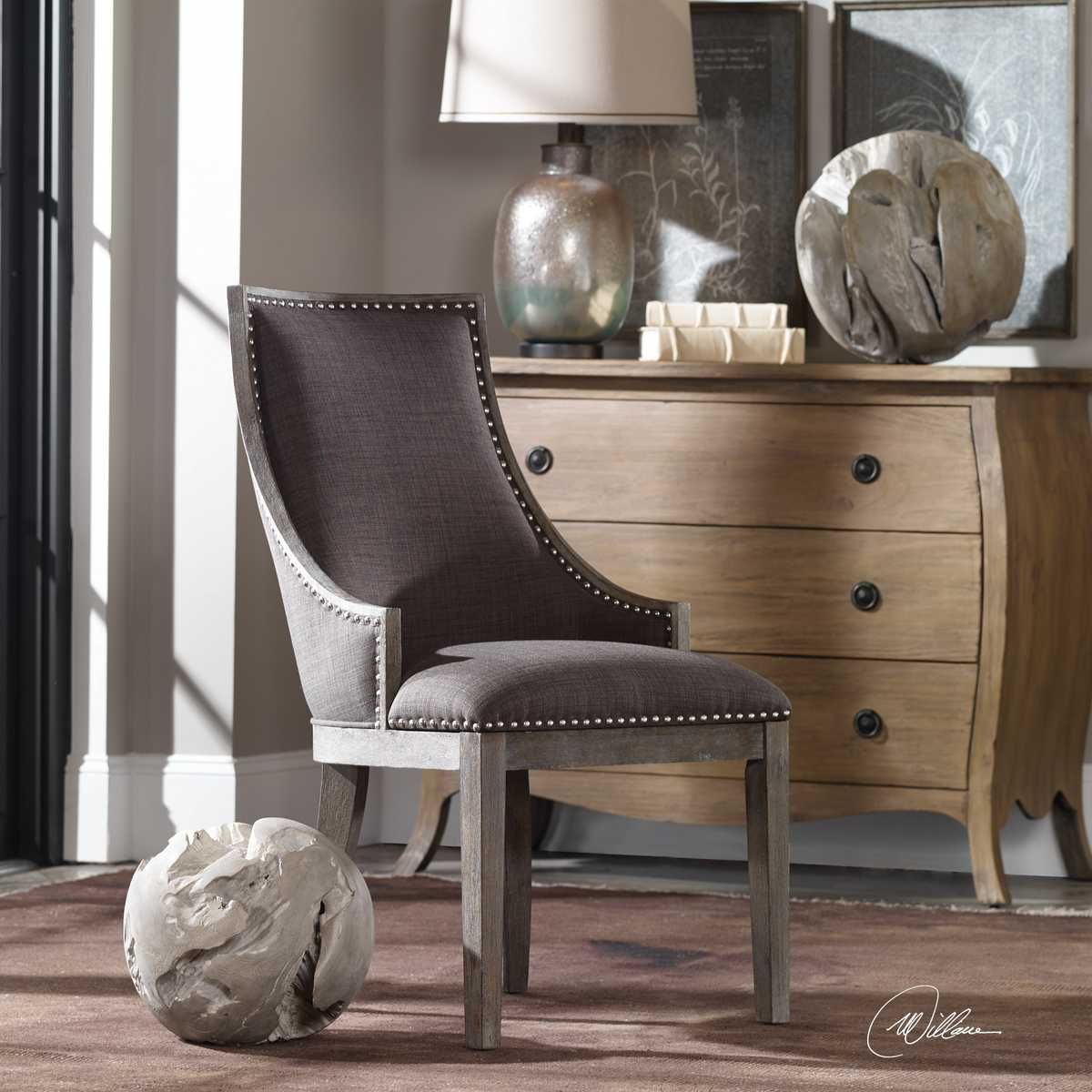 Aidrian Accent Chair - compact accent chair for adding personality to any room | Image 6 | InSTYLE Home & Rugs