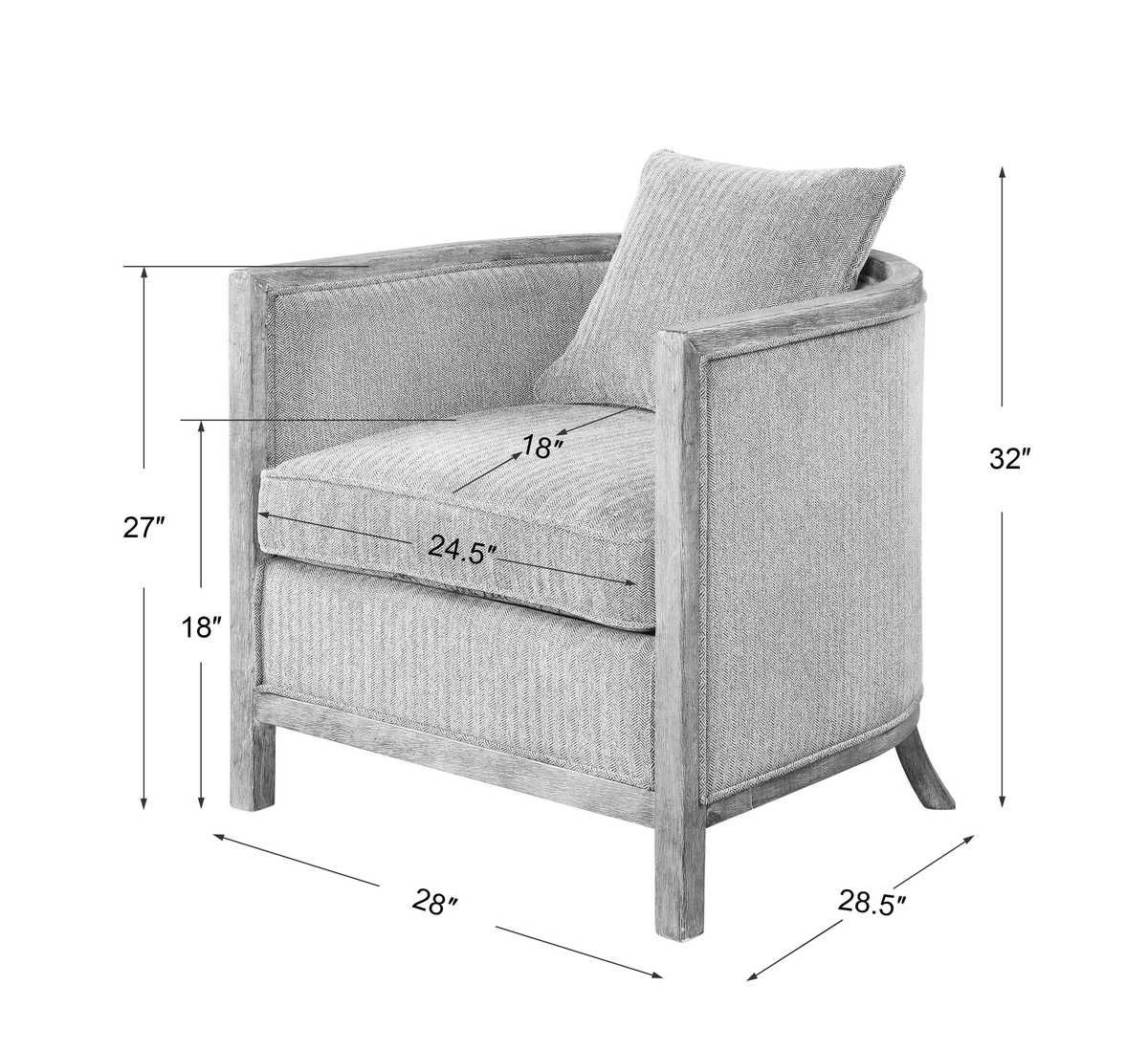 Viaggio Accent Chair - stylish accent chair to elevate your living room decor | Image 9 | InSTYLE Home & Rugs