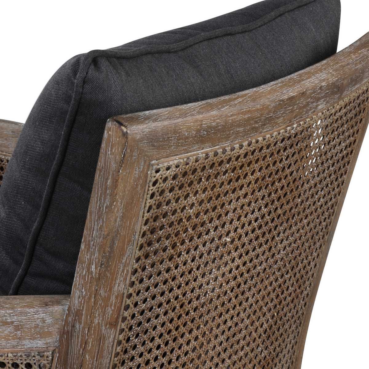 Encore Armchair, Gray - modern accent armchair for stylish interiors | Image 7 | InSTYLE Home & Rugs