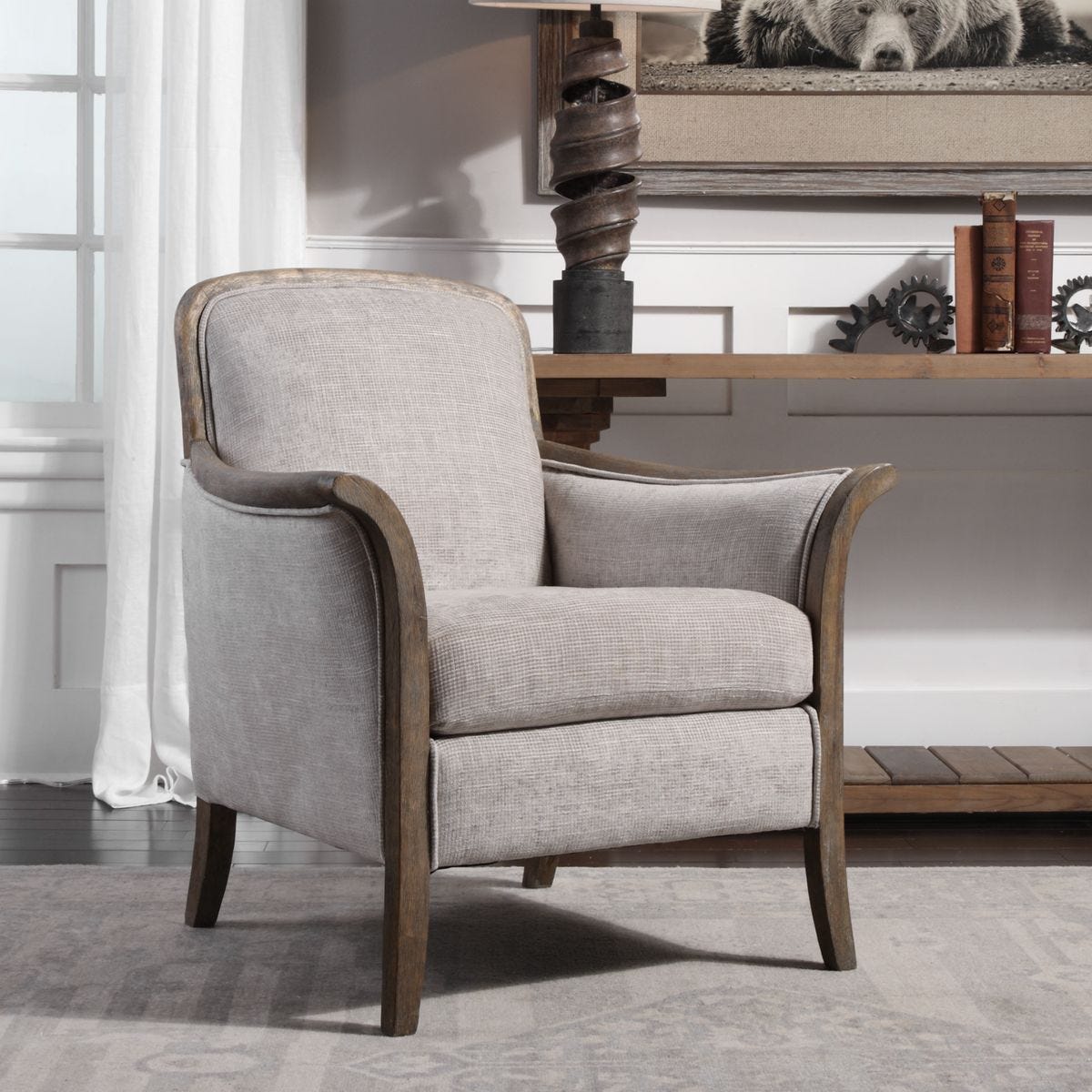 Brittoney Armchair - cozy armchair for reading and relaxation | Image 1 | InSTYLE Home & Rugs