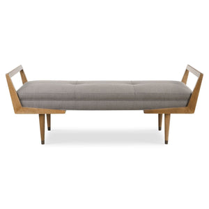 Waylon Bench, Taupe Gray - durable bench with modern style | Image 2 | InSTYLE Home & Rugs