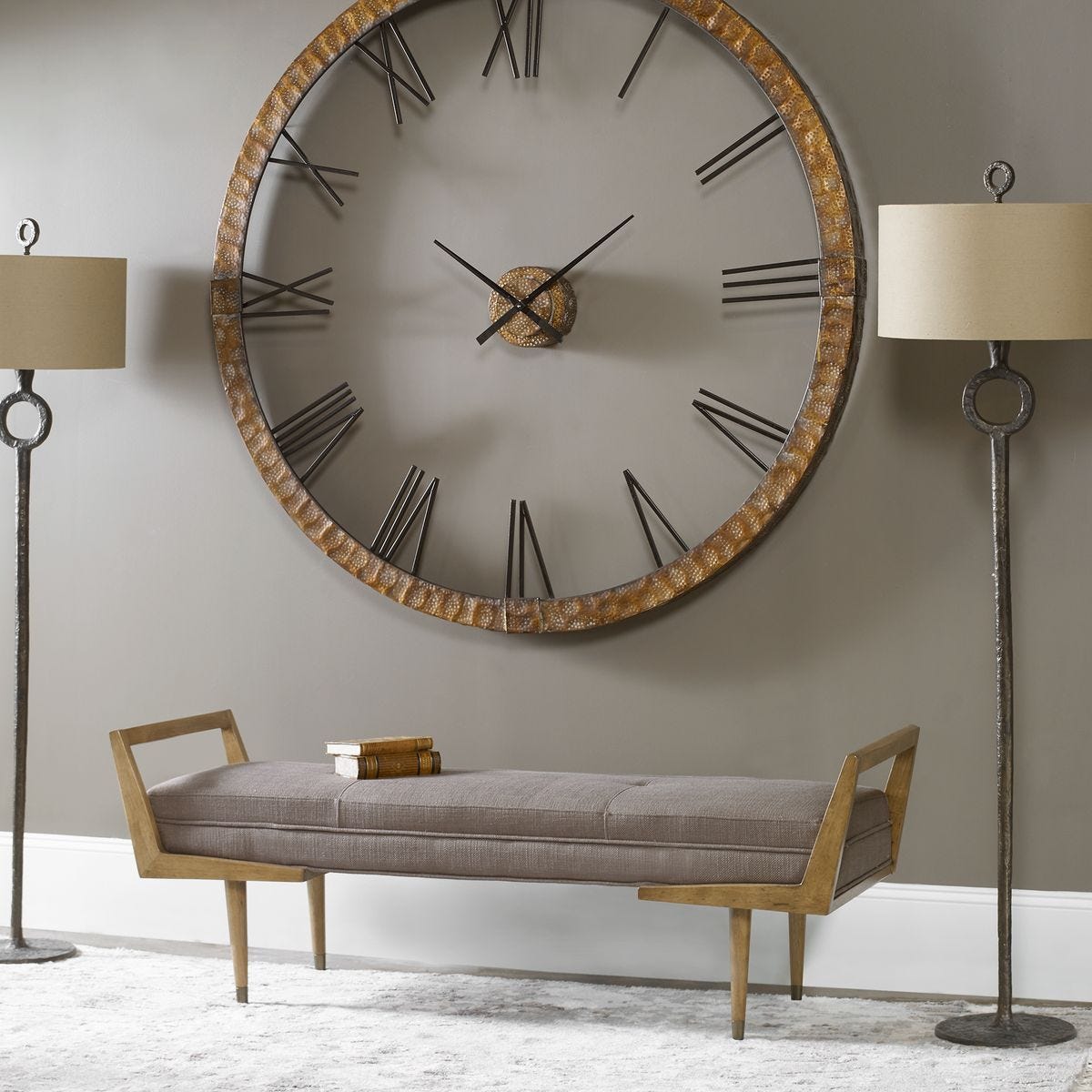 Waylon Bench, Taupe Gray - durable bench with modern style | Image 8 | InSTYLE Home & Rugs