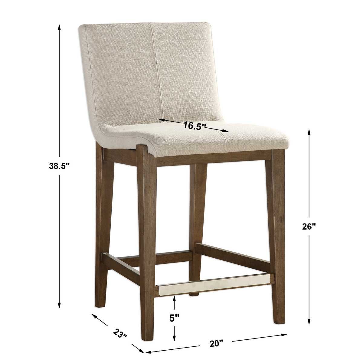 Klemens Counter Stool, Natural - perfect for modern counters | Image 7 | InSTYLE Home & Rugs