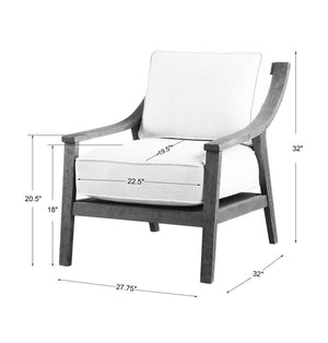 Lyle Accent Chair - modern accent chair with comfortable cushioning and sleek design | Image 9 | InSTYLE Home & Rugs