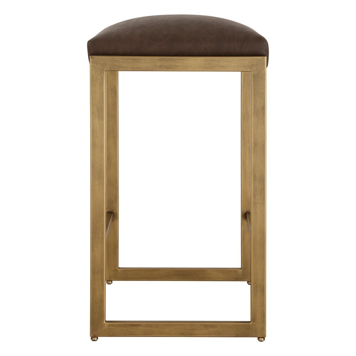 Atticus Counter Stool, Gold - ergonomic design for comfort | Image 4 | InSTYLE Home & Rugs