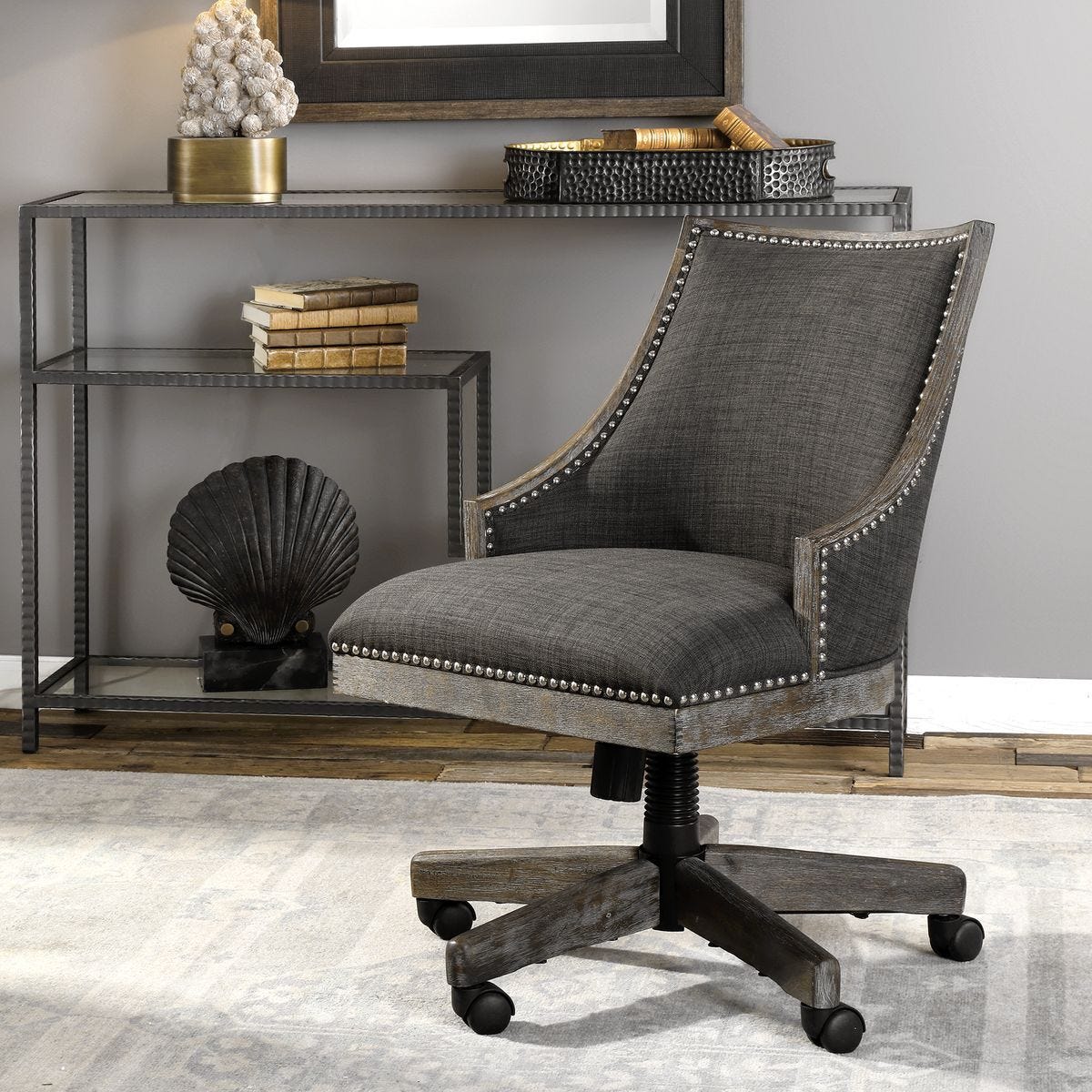 Aidrian Desk Chair - stylish desk for modern spaces | Image 7 | InSTYLE Home & Rugs