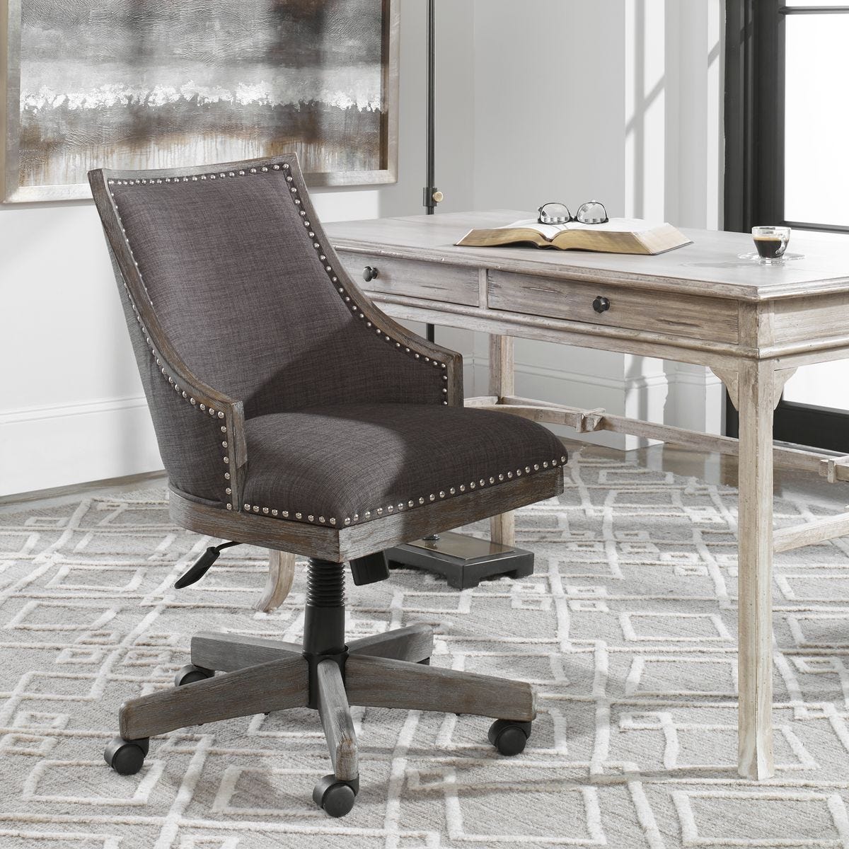 Aidrian Desk Chair - stylish desk for modern spaces | Image 1 | InSTYLE Home & Rugs
