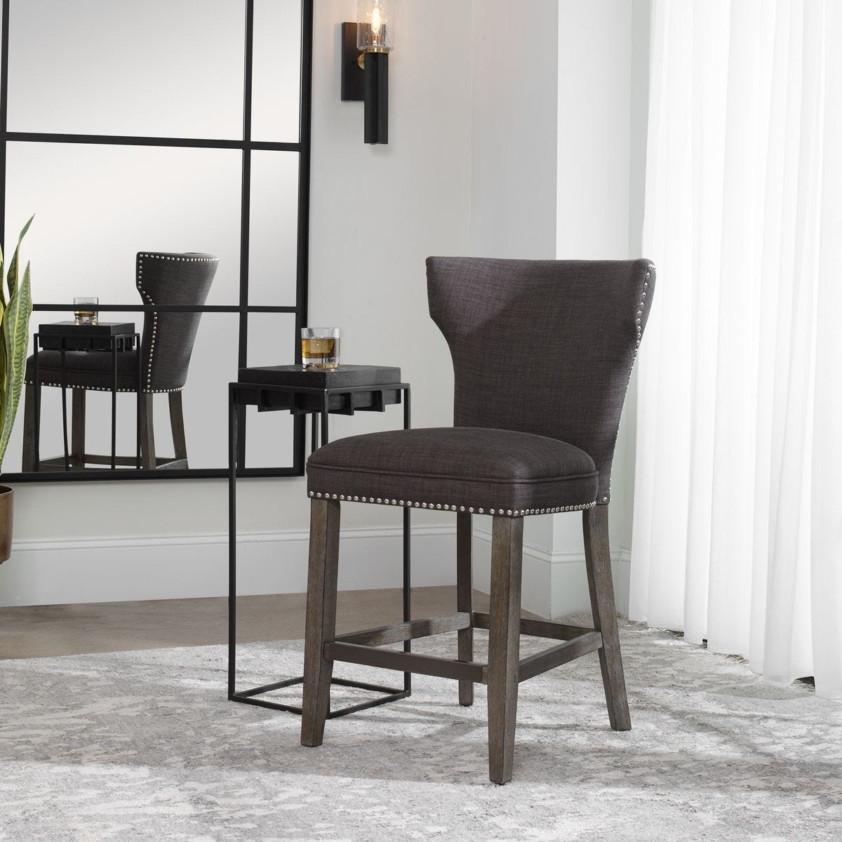 Arnaud Counter Stool - perfect for modern counters | Image 8 | InSTYLE Home & Rugs