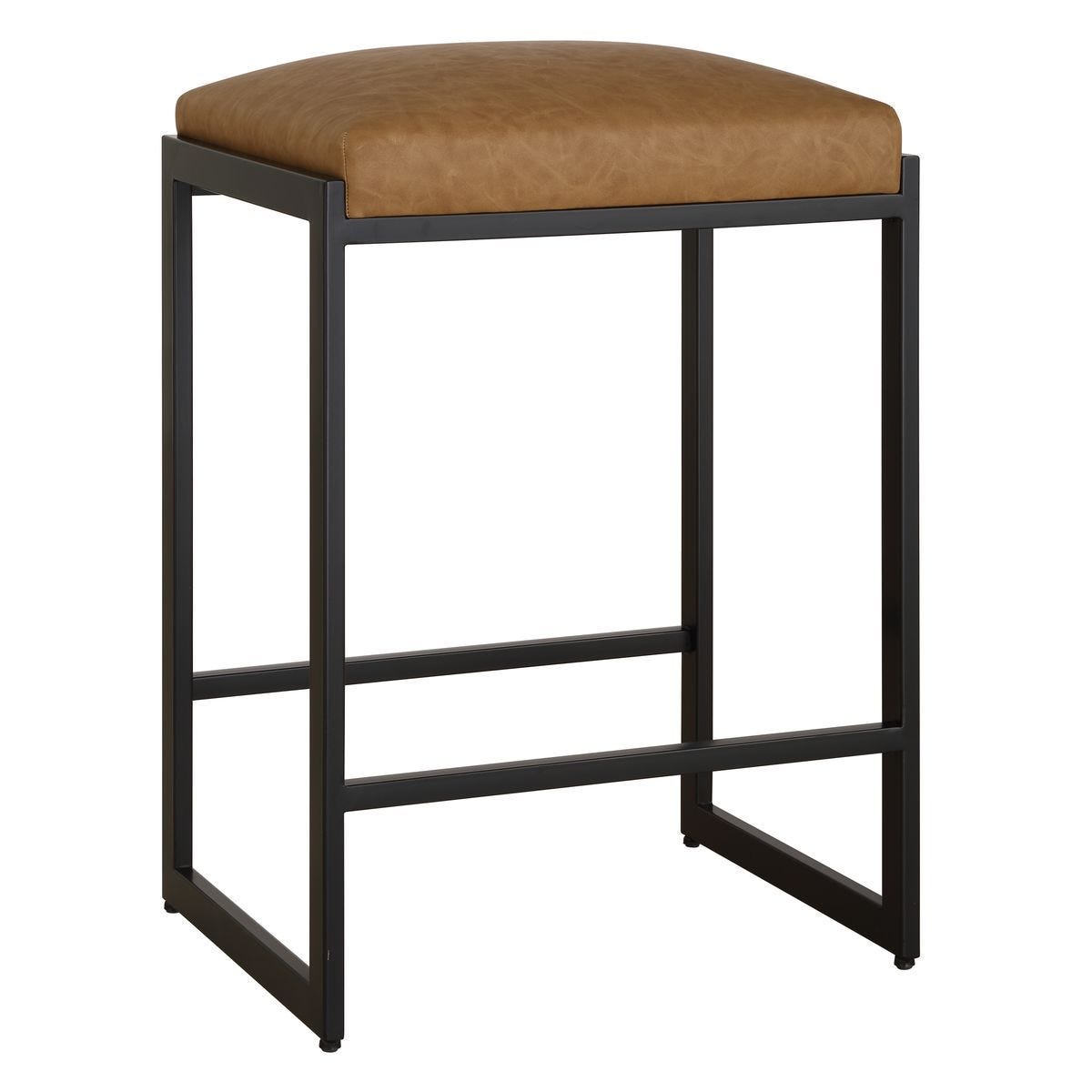 Atticus Counter Stool, Black - ergonomic design for comfort | Image 4 | InSTYLE Home & Rugs