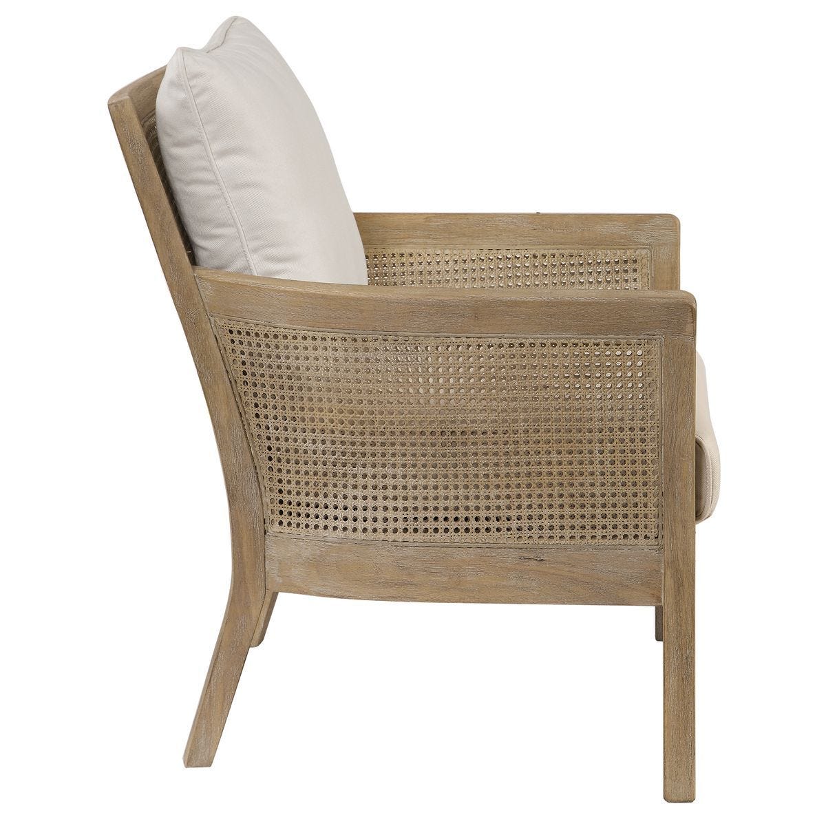 Encore Armchair, Natural - cozy armchair for reading and relaxation | Image 3 | InSTYLE Home & Rugs