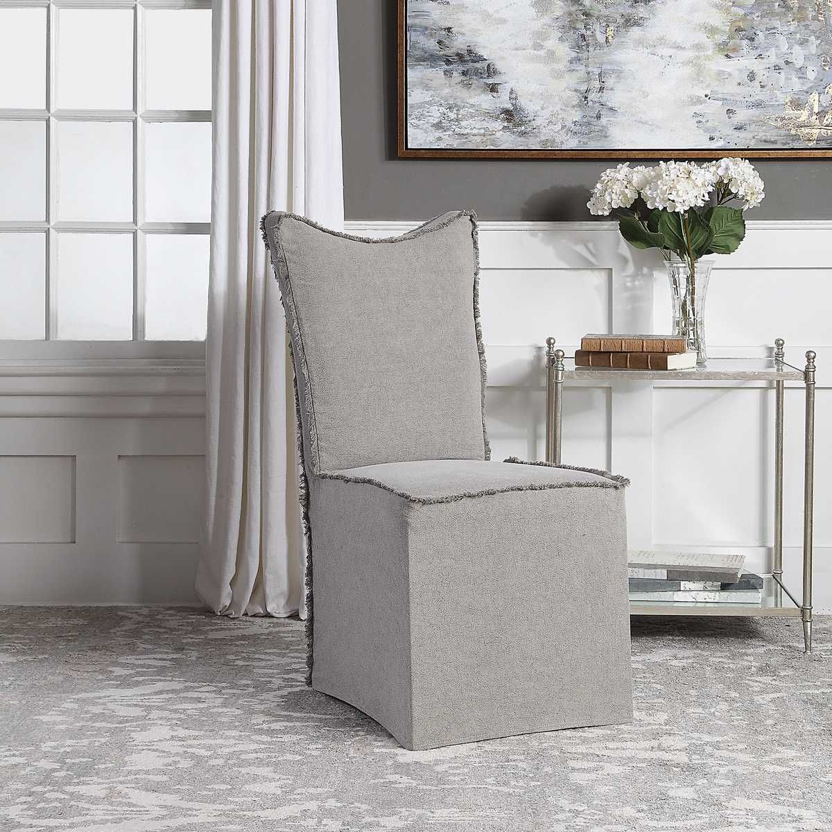 Narissa Armless Chair, 2 Per Box, Priced Each - comfortable seating for dining and office spaces | Image 5 | InSTYLE Home & Rugs