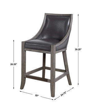 Elowen Counter Stool - ergonomic design for comfort | Image 9 | InSTYLE Home & Rugs