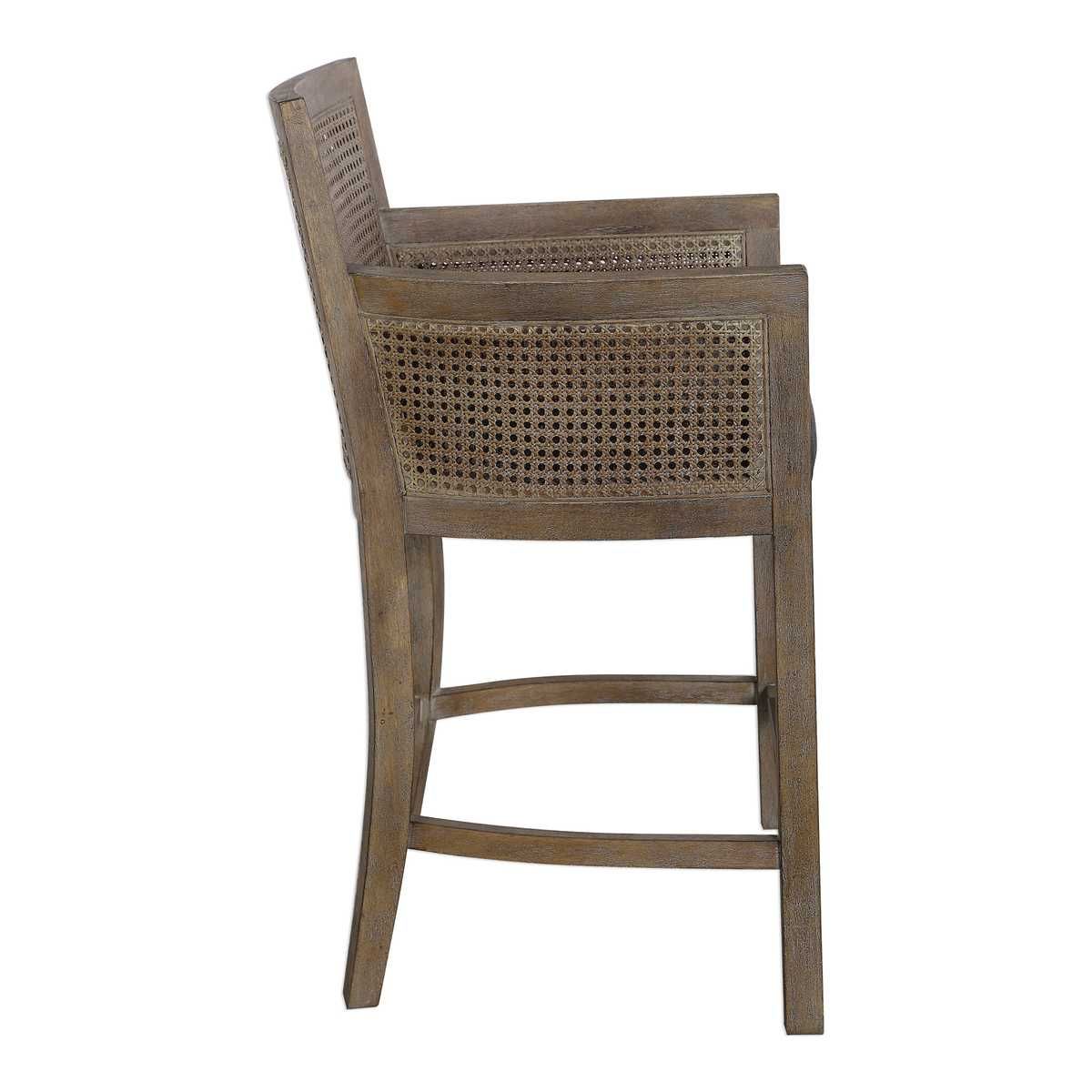 Encore Counter Stool, Gray - sleek stools for kitchen bars | Image 3 | InSTYLE Home & Rugs