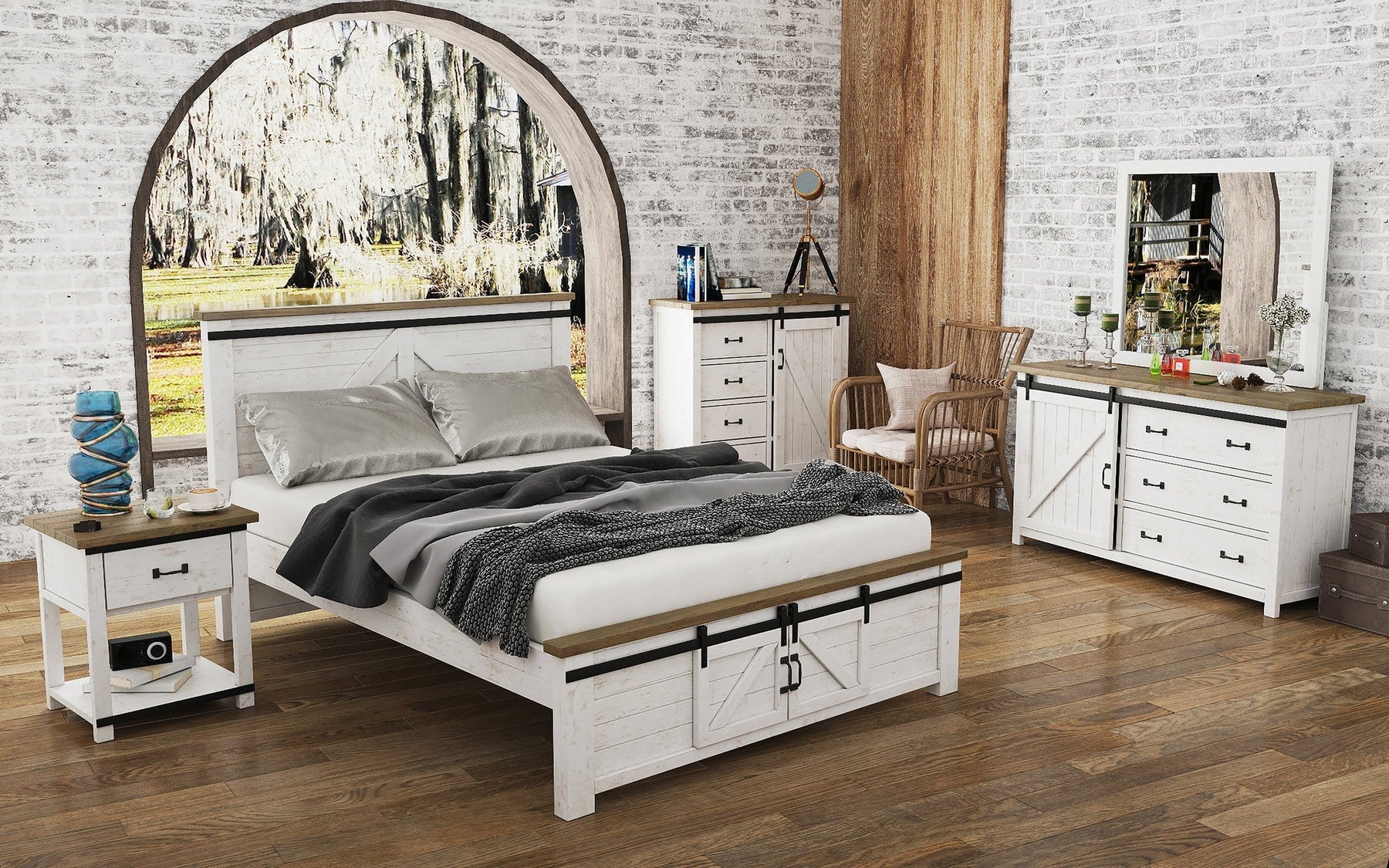 Provence Dresser With 1 Door - stylish dresser with modern flair | Image 3 | InSTYLE Home & Rugs