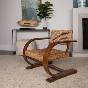 Rehema Accent Chair, Pecan - compact accent chair for adding personality to any room | Image 7 | InSTYLE Home & Rugs