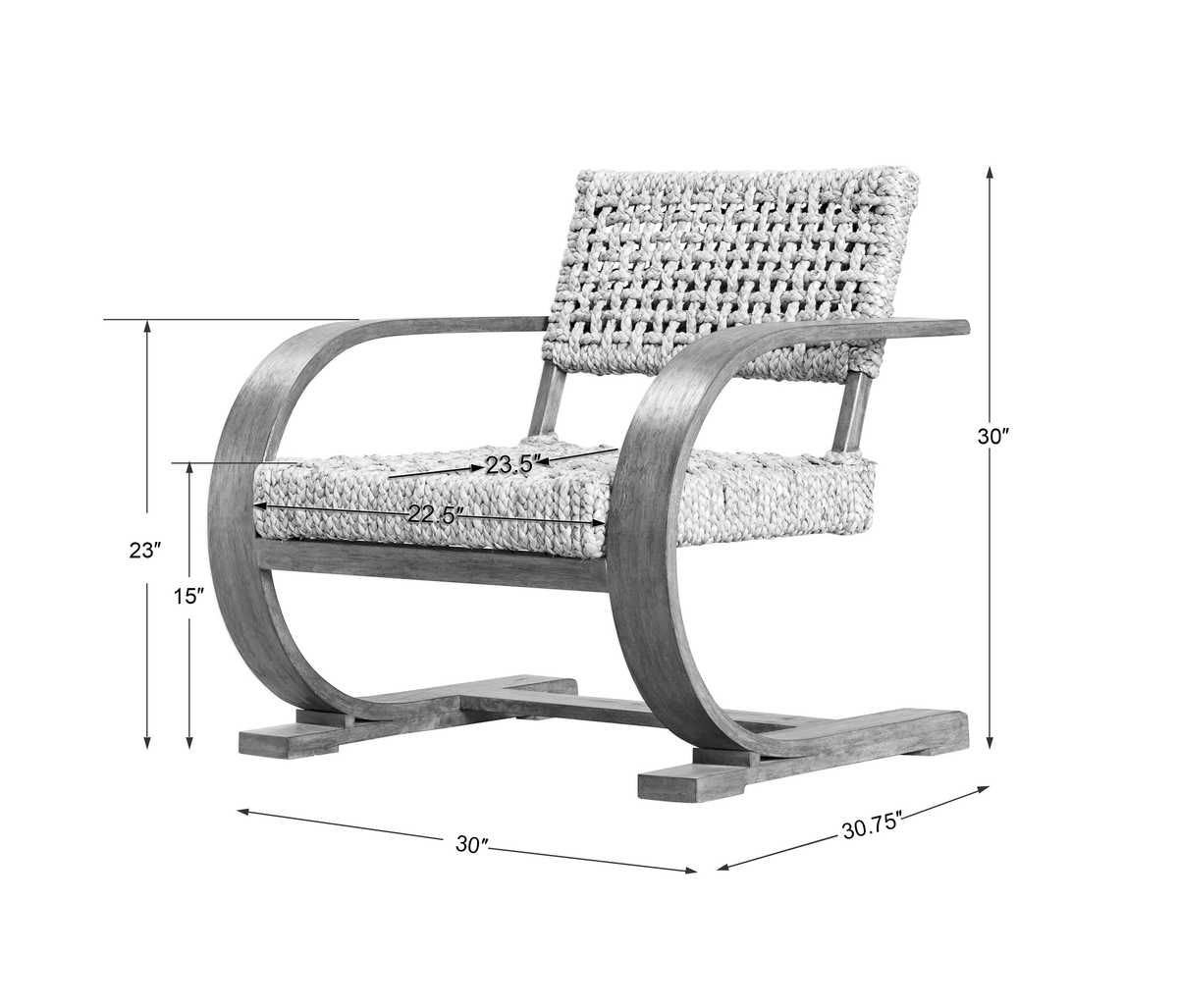 Rehema Accent Chair, Pecan - compact accent chair for adding personality to any room | Image 8 | InSTYLE Home & Rugs