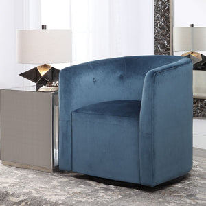 Mallorie Swivel Chair - comfortable seating for dining and office spaces | Image 3 | InSTYLE Home & Rugs