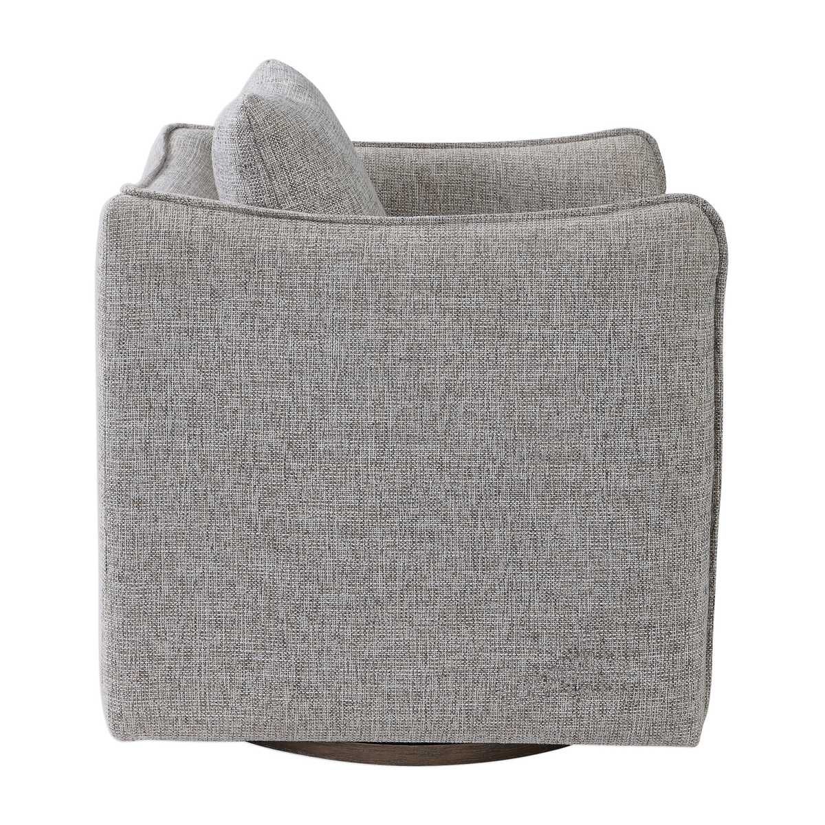 Corben Swivel Chair, Stone - variety of styles from classic to contemporary | Image 9 | InSTYLE Home & Rugs