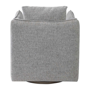 Corben Swivel Chair, Stone - variety of styles from classic to contemporary | Image 4 | InSTYLE Home & Rugs