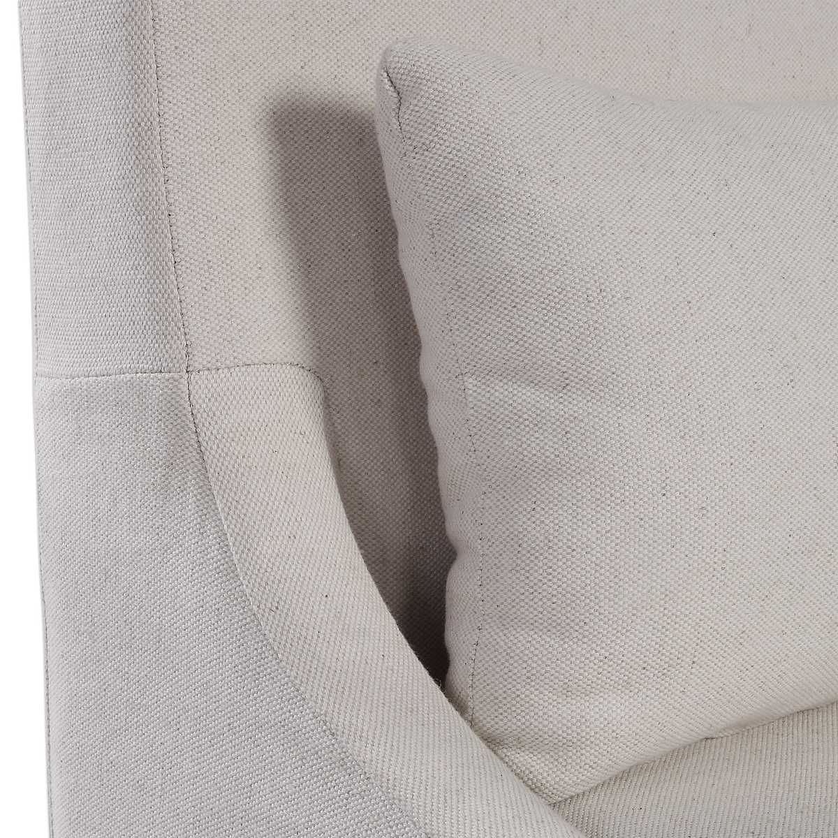 Coley Armless Chair, Linen - comfortable seating for dining and office spaces | Image 5 | InSTYLE Home & Rugs