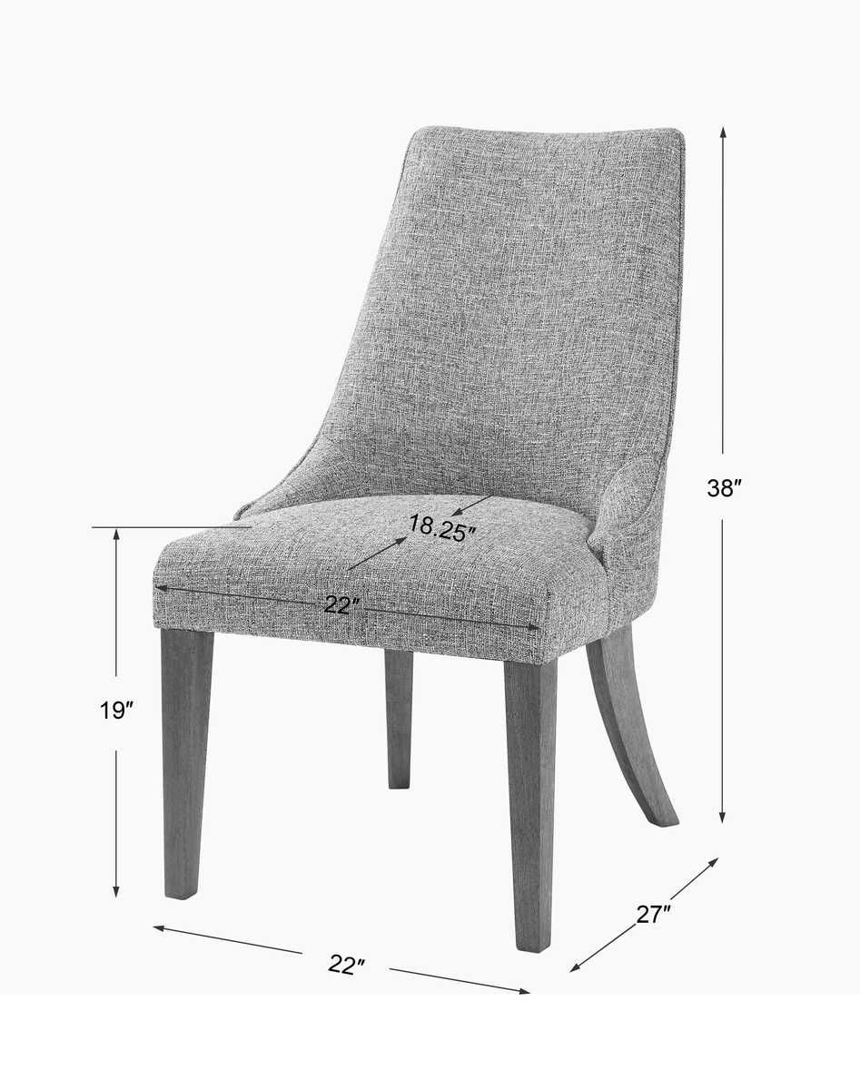 Daxton Armless Chair - comfortable seating for dining and office spaces | Image 7 | InSTYLE Home & Rugs