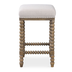 Pryce Counter Stool, Walnut - sleek stools for kitchen bars | Image 2 | InSTYLE Home & Rugs