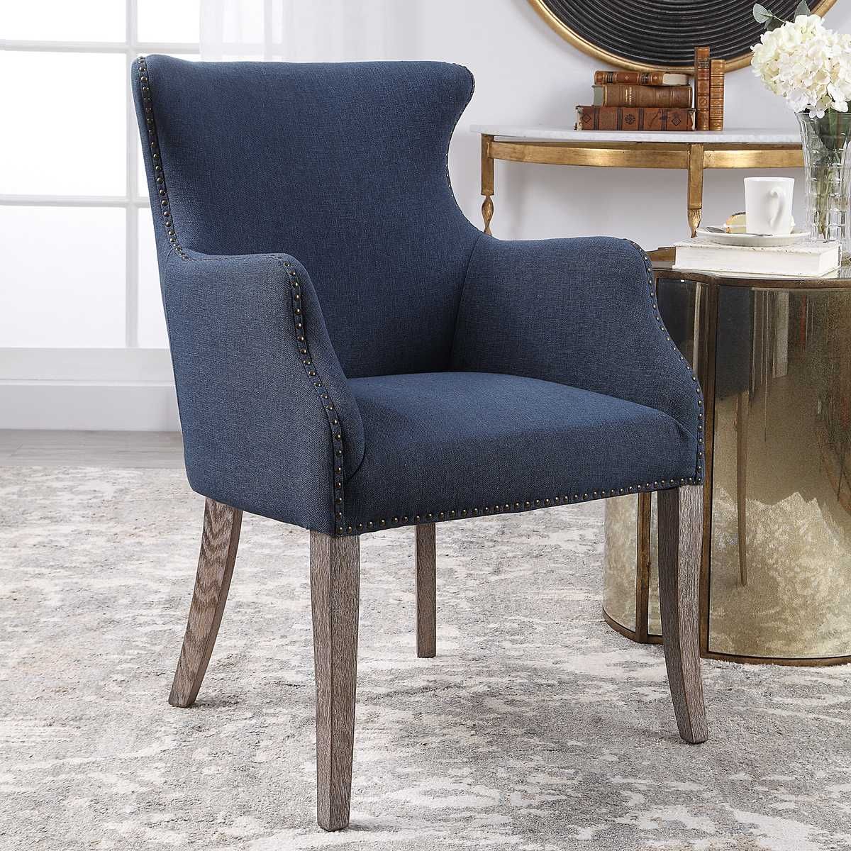 Yareena Wing Chair - comfortable seating for dining and office spaces | Image 5 | InSTYLE Home & Rugs