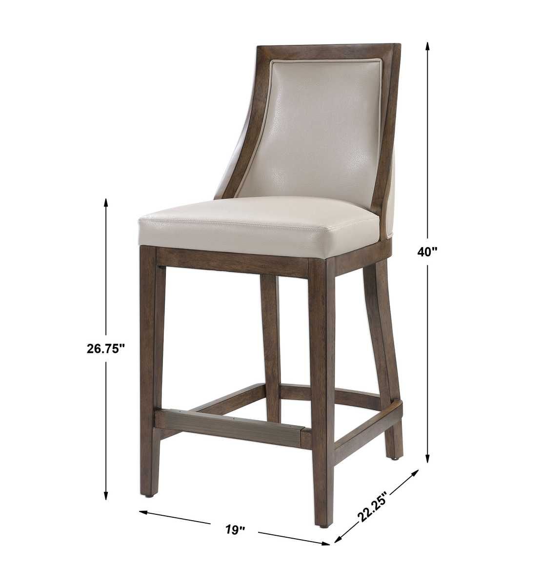 Purcell Counter Stool - sleek stools for kitchen bars | Image 9 | InSTYLE Home & Rugs