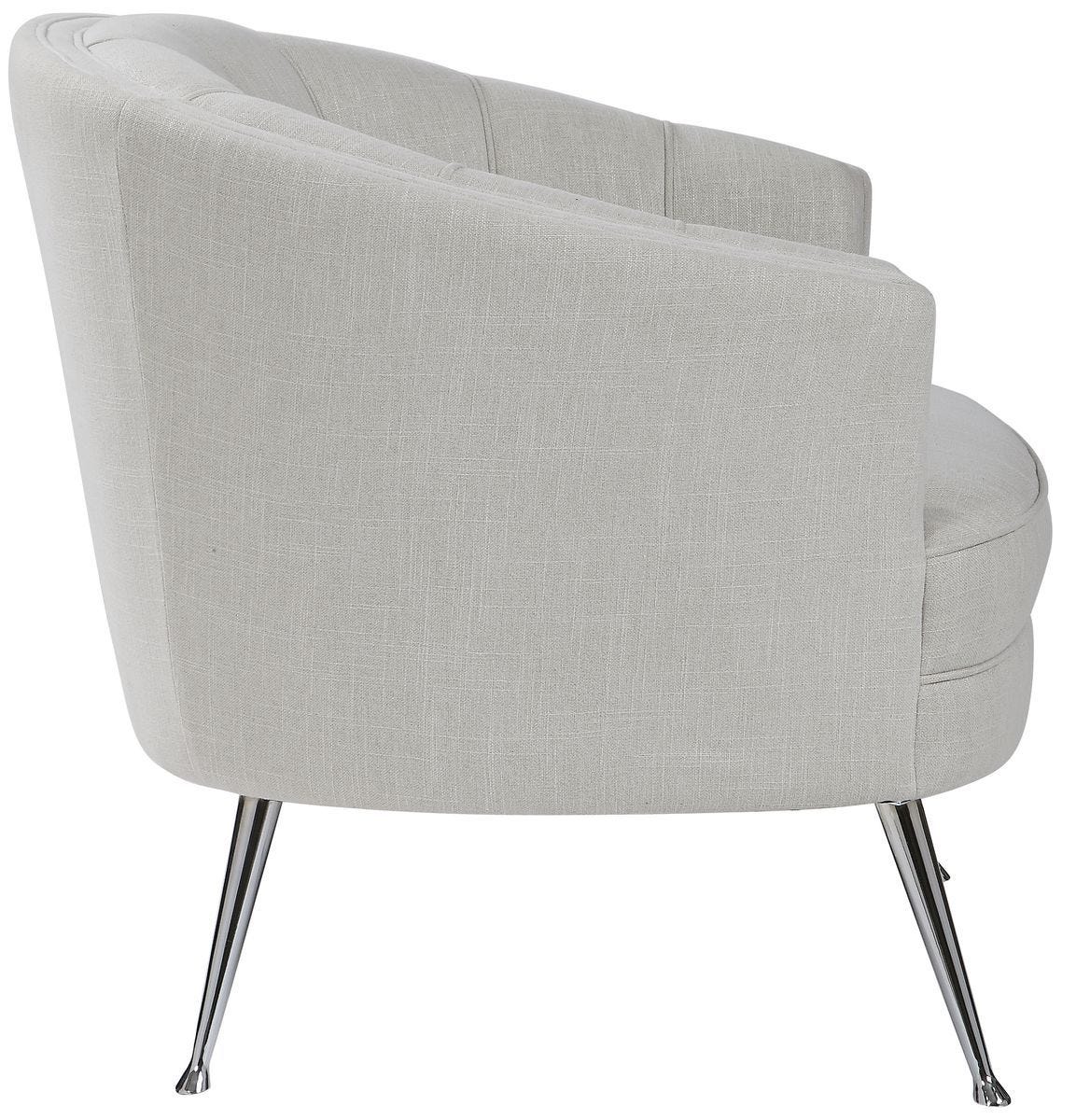 Janie Accent Chair - modern accent chair with comfortable cushioning and sleek design | Image 5 | InSTYLE Home & Rugs