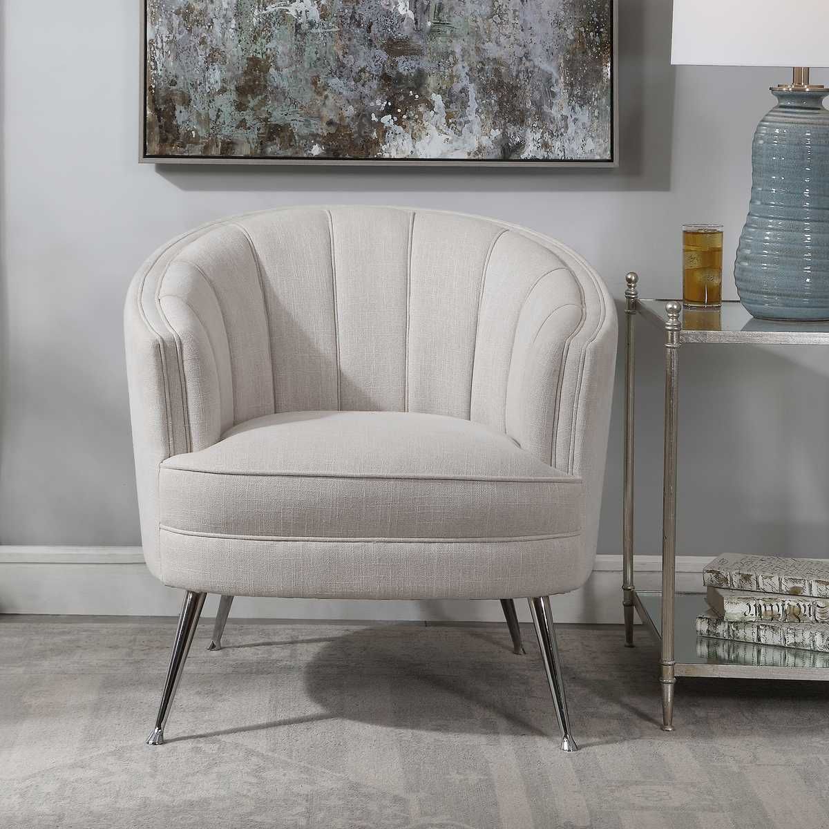 Janie Accent Chair - modern accent chair with comfortable cushioning and sleek design | Image 3 | InSTYLE Home & Rugs