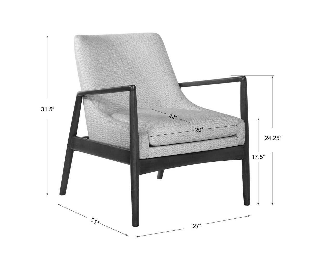 Bev Accent Chair - stylish accent chair to elevate your living room decor | Image 9 | InSTYLE Home & Rugs
