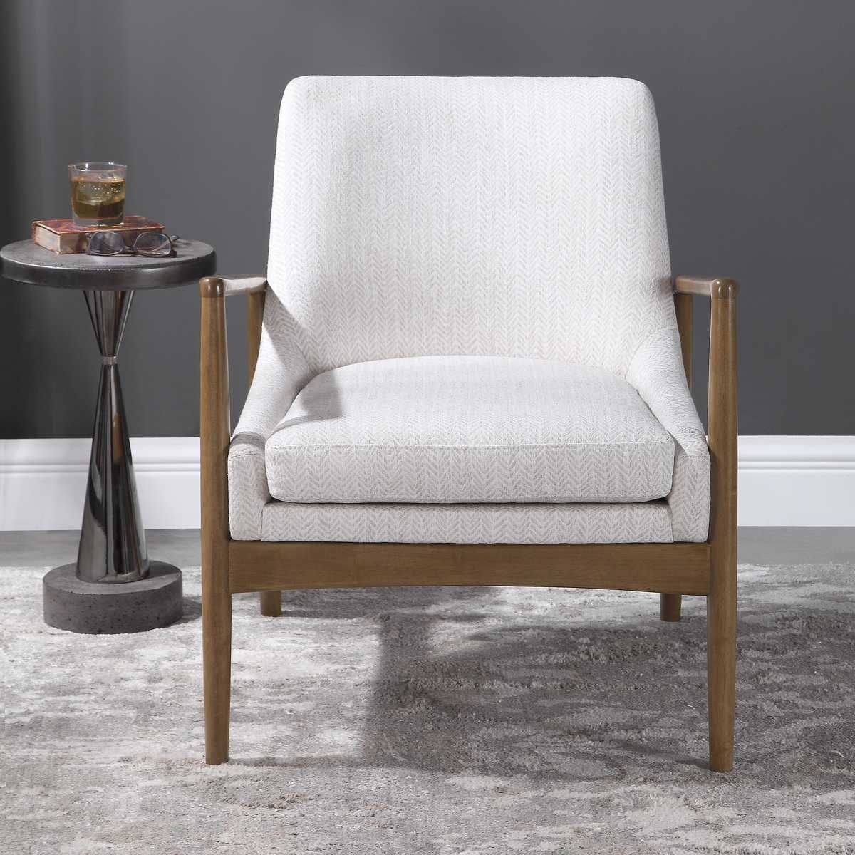 Bev Accent Chair - stylish accent chair to elevate your living room decor | Image 1 | InSTYLE Home & Rugs