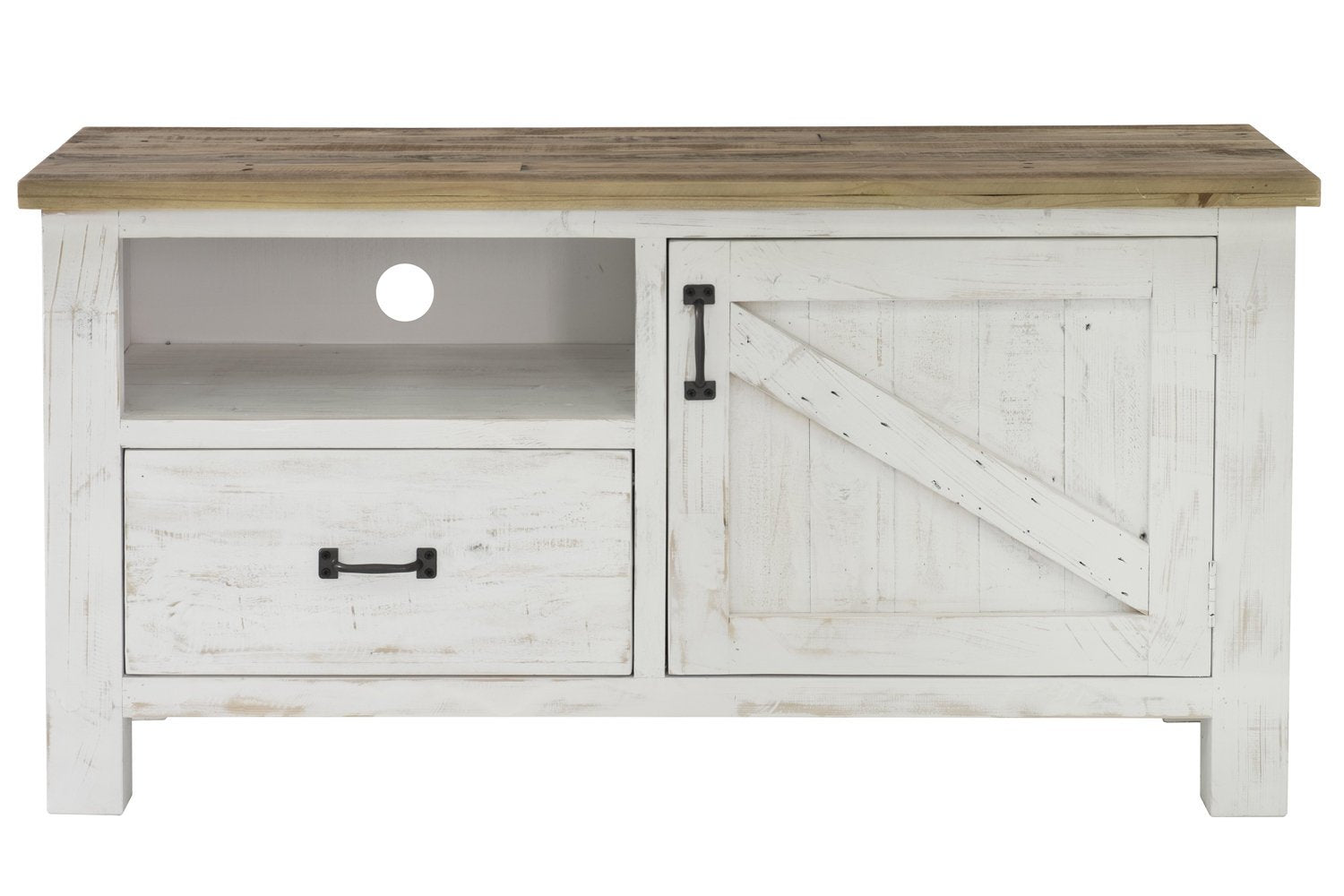 Provence Small Media Unit - compact media unit for small spaces with a stylish design | Image 5 | InSTYLE Home & Rugs